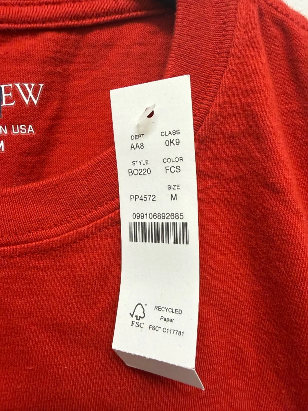J. Crew crew men’s